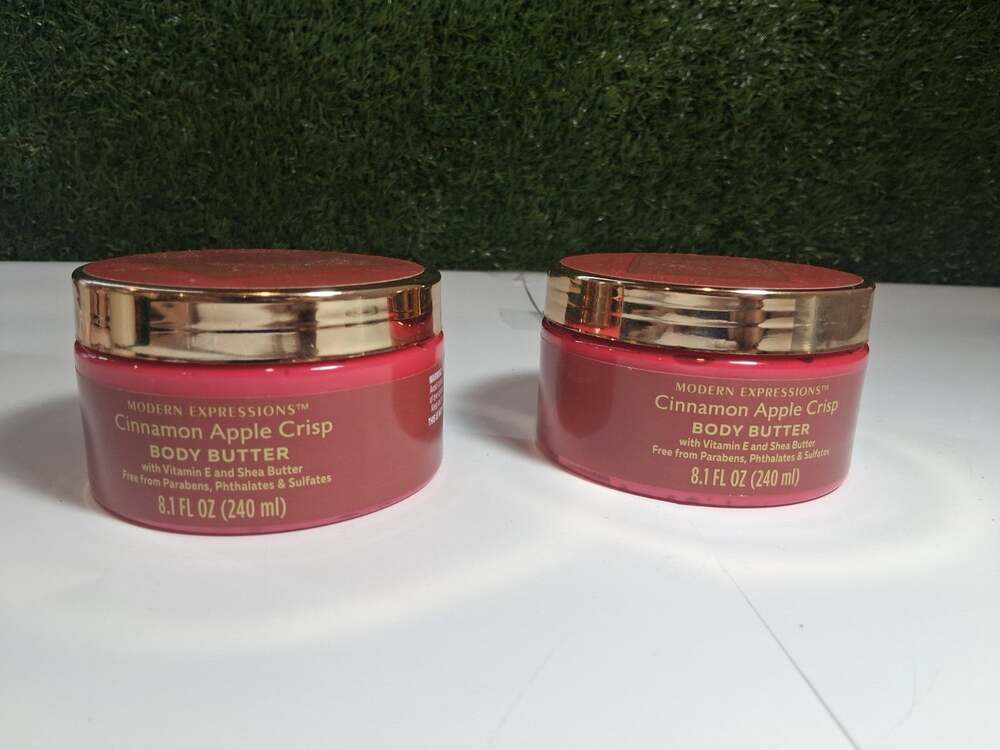 Modern Expressions Cinnamon Apple Crisp Body Butter 8.1 fl oz - Pack of 2
